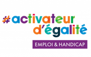 Logo activateurs d'égalité emploi & handicap avec l'agefiph