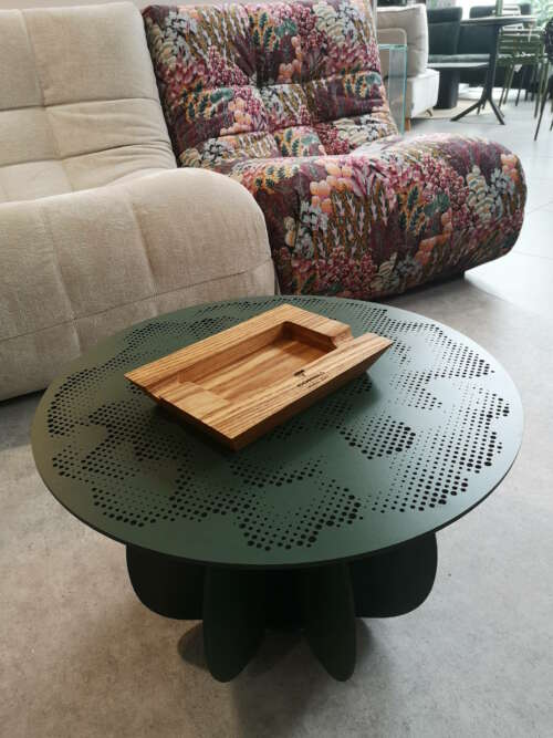 Cendrier original en bois naturel, fabrication sur-mesure Manufacture Dubosc & Fils