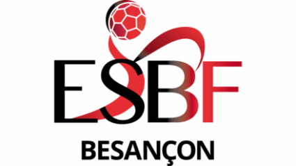 Logo officiel de l’ESBF Besançon, équipe féminine de handball évoluant en Ligue 1, partenaire de la Manufacture Dubosc & Fils. Trophée ESBF Besançon en bois massif réalisé par la Manufacture Dubosc & Fils.