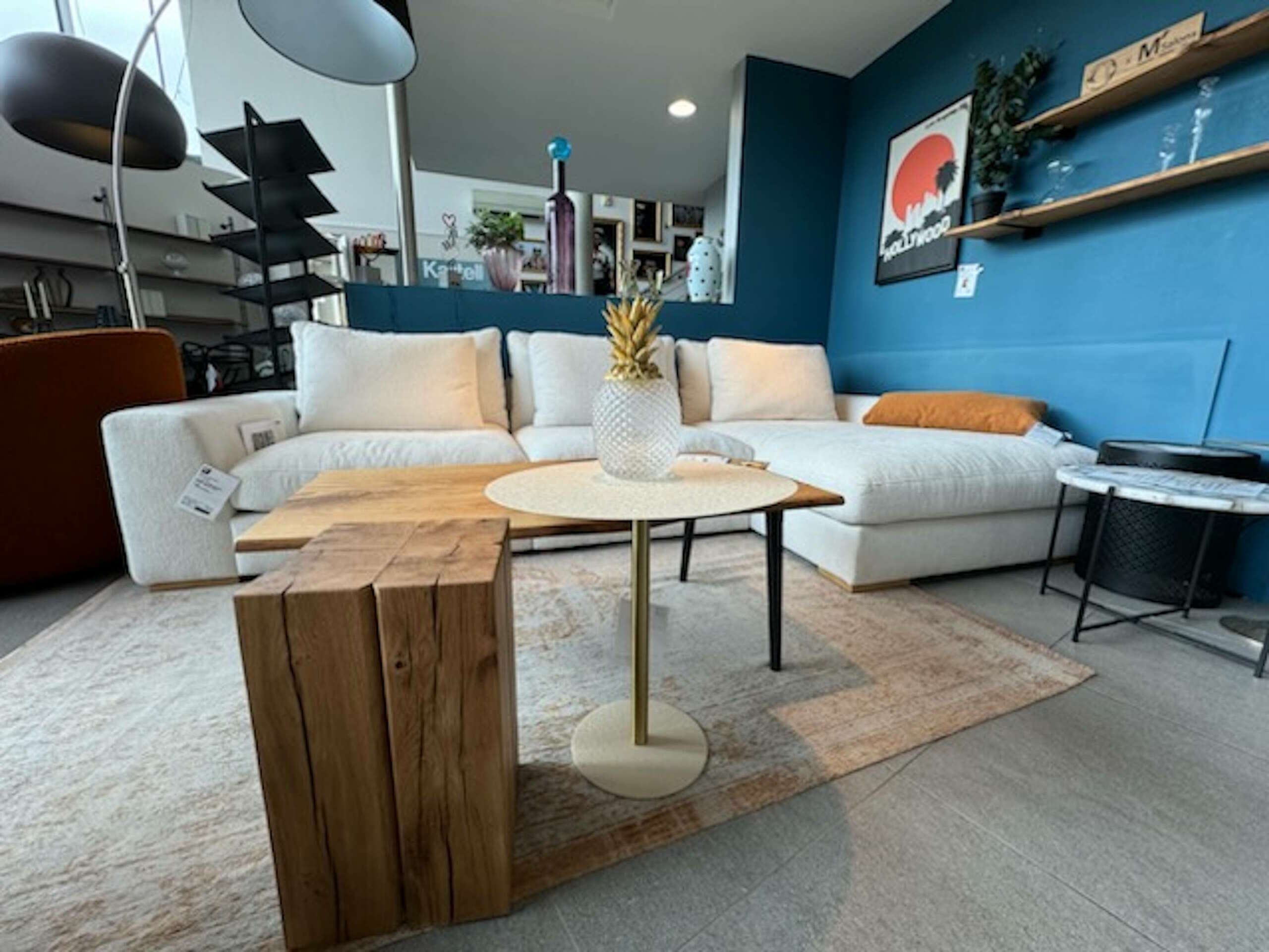 Tabouret en poutre de chêne massif au design naturel – Manufacture Dubosc & Fils