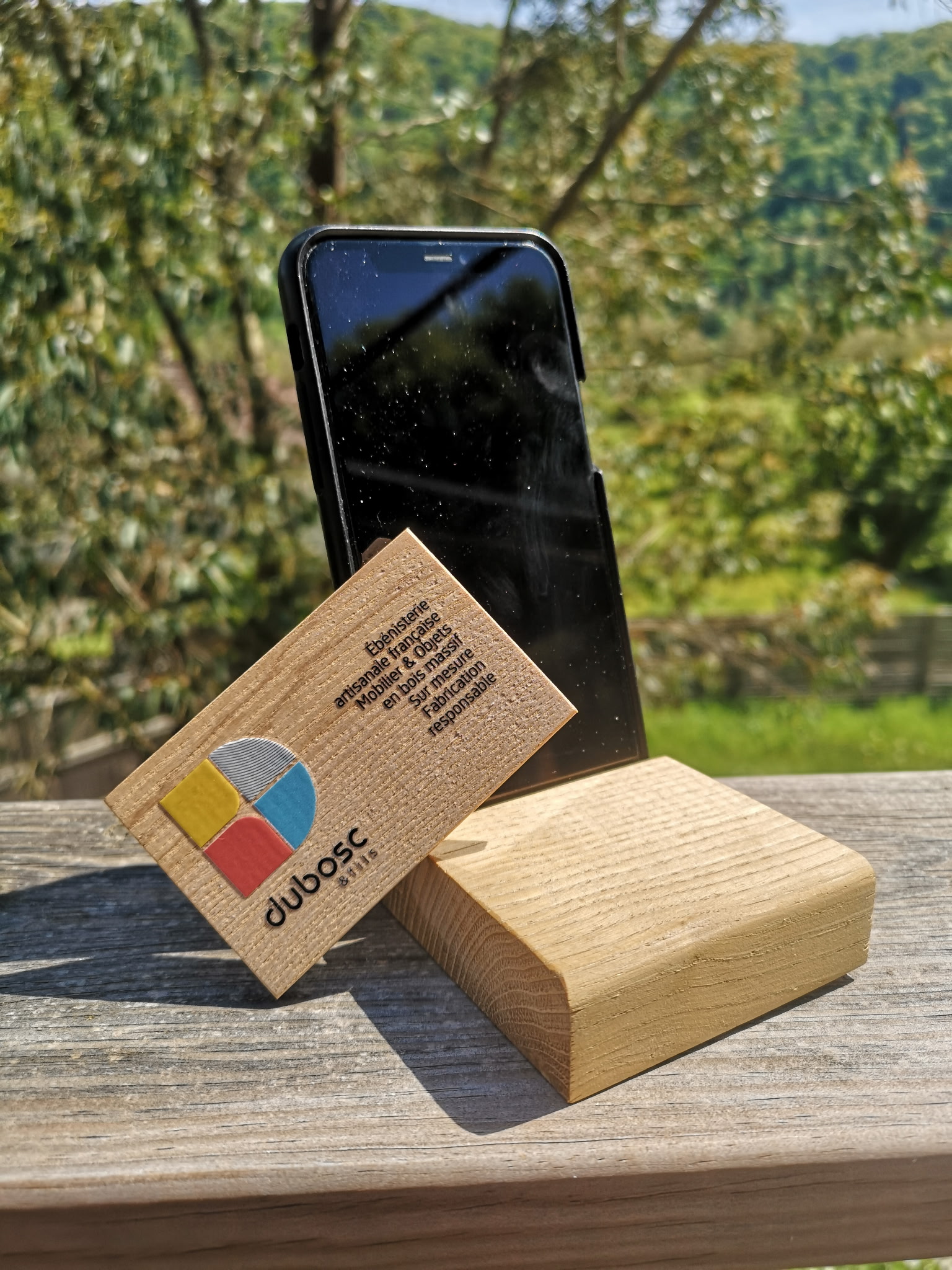 Carte de visite bois avec QR Code – Image 4